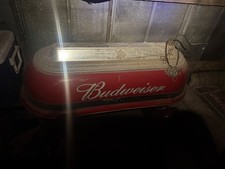 Budweiser Collectible Red pool table  Sign light   Memorabilia ln