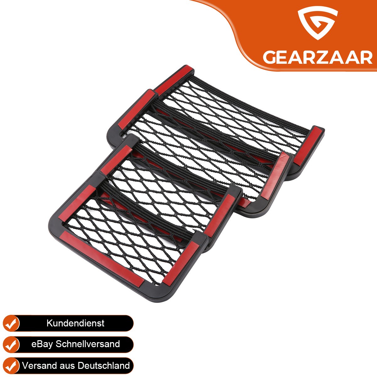 car storage interior accessories storage organizer universal fit cargo net