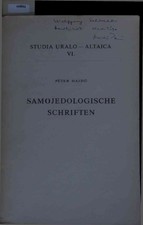 Samojedologische - Schriften. VI Hajdu, Peter: