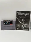 Star Wars : Return of the Jedi Super Nintendo SNES Game + Manual Tested