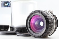  Mint  w/ Hood, Case Nikon Ai-S Nikkor 28mm f/2.8 Wide Angle Lens from Japan