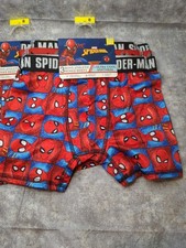 Marvel Spiderman Boy's Boxer Briefs - Size 8 Total Of 6 Boxers See description