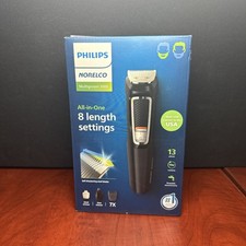 PHILIPS Norelco Multigroon 3000 All-In-One Trimmer 13 Pieces NEW. 7671 