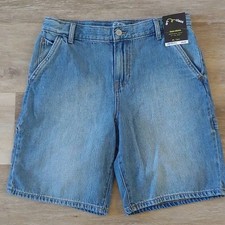 NWT Art Class Boys Loose Fit Carpenter Denim Shorts Size XL 14 