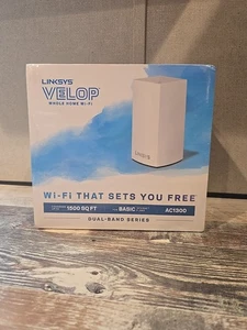 Linksys Velop AC1300 Mesh à double bande WiFi Routeur WHW0101 Gigabit à la maison