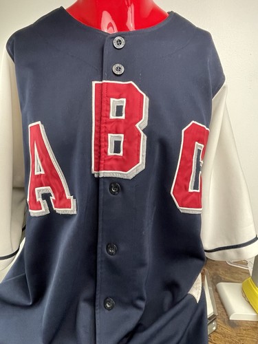 Negro League Jersey XL Atlanta Black crackers Retro Blue White AKA Atlanta Cubs