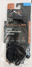 Copper Core Compression Gloves Unisex Full Finger Gloves Size Medium NEW