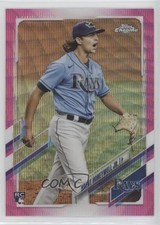 2021 Topps Chrome Update Target Pink Wave Refractor Brent Honeywell Jr 0ky0