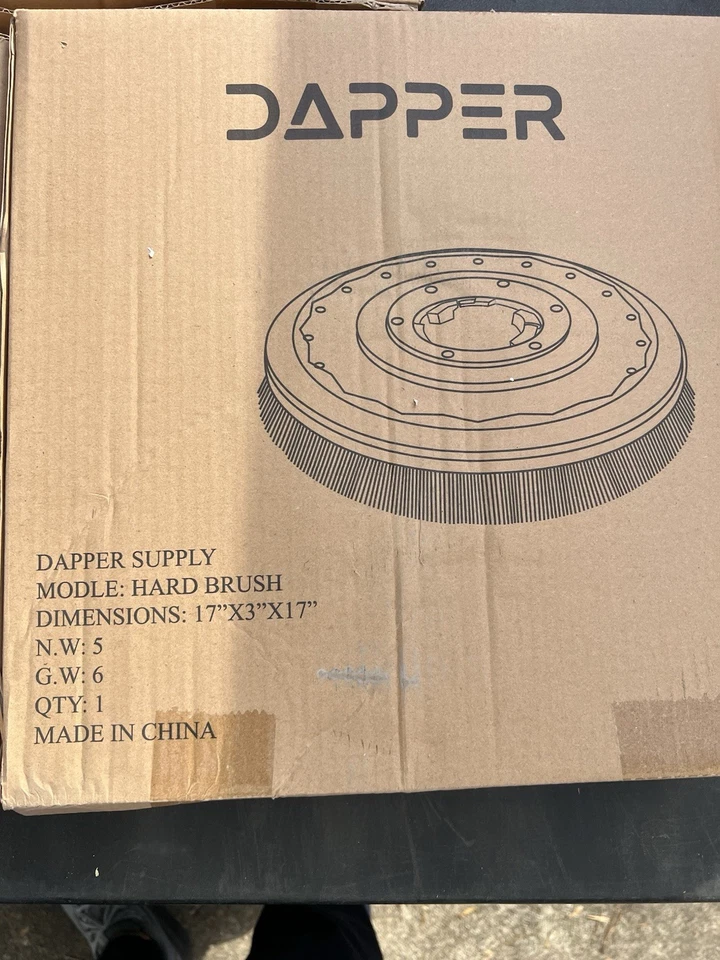 Dapper Buffer Attachments-Pad Holder/ Hard & Soft Brush / FM1300 17” - Image 3 of 4