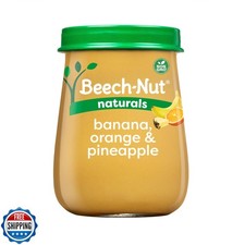 Beech-Nut Naturals Stage 2 Baby Food, Banana Orange and Pineapple, 4 oz Jar 