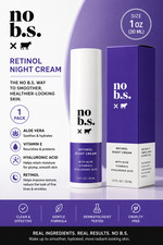 No B.S. Skincare Retinol Night Cream 1oz Fresh