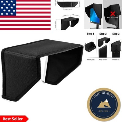 7  LCD Monitor Hood Sunshade - All-Sides Coverage for Outdoor Clarity
