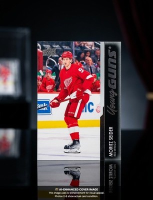 2021-22 Upper Deck Series 2 #469 Moritz Seider Young Guns Detroit Red Wings
