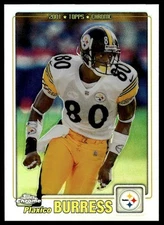 2001 Topps Chrome #182 Plaxico Burress Refractors #/999