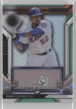 2016 Topps Strata Clearly Authentic Relics Green 12/75 Yoenis Cespedes 0a7