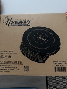 NuWave Precision NuWave 2 Induction Hob 1300W Black Electric MPN 30151