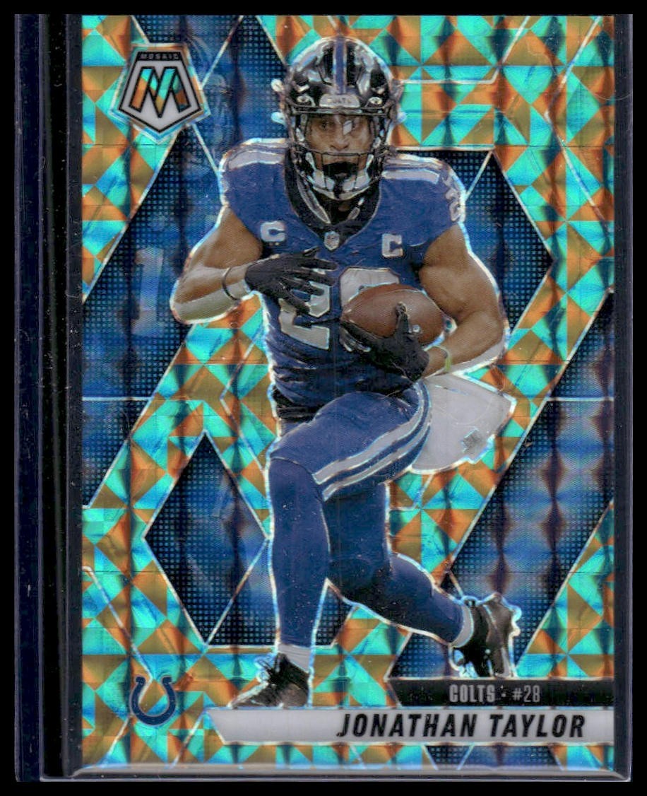 2025 Panini Mosaic #235 Jonathan Taylor Mosaic Tessellation #/15