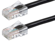Monoprice Cat5e Ethernet Patch Cable - 5ft - Black, RJ45, 350Mhz, UTP, 24AWG