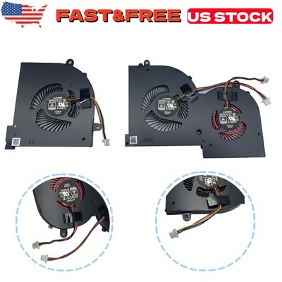 GPU & CPU Fan Fit For MSI GS65 Stealth 8SE 8SF 8SG Thin 8RE 8RF GS65VR MS-16Q2