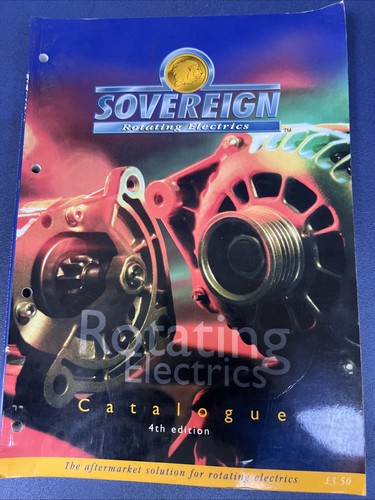 SOVEREIGN ELECTRICS STARTER LICHTMASCHINE KATALOG 257 SEITEN