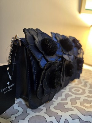 Madison Embroidered Floral Willow Mini Flap Crossbody