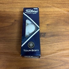 Titleist Tour Soft Golf Balls - White - 3-Pack - NEW