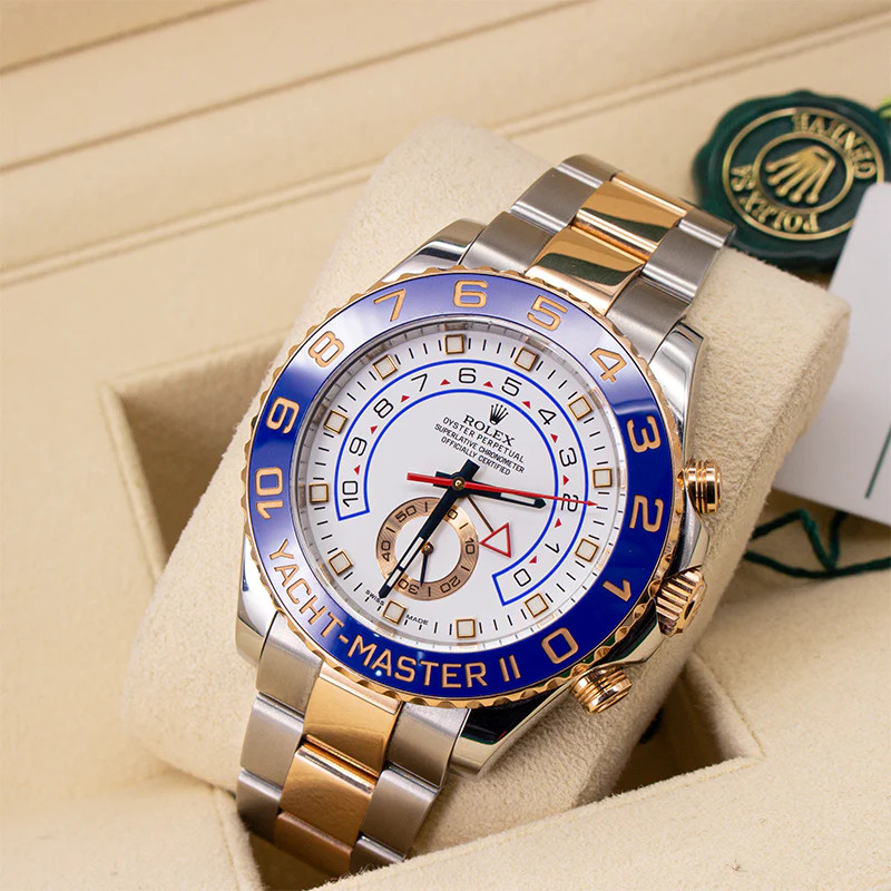 Rolex Yachtmaster Ii 116681 White Dial Unworn Condition 40