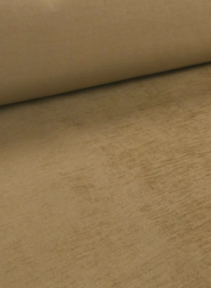 BEIGE Chenille Upholstery Fabric REGENCY SANDSTONE - 10 metre lengths - Image 2 of 3
