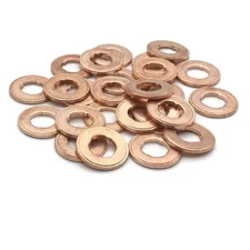 100PCS Diesel Injector Nozzle Copper Washer F00VC17504 295-9130326-4756 320-0670