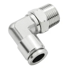 Beduan Push to Connect Fitting Elbow, 3/8" Tube OD x 3/8" NPT Male 90 Degree ...