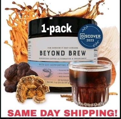 (1) Pack Beyond Brew Mushroom Coffee 7-in-1 Energy/focus Gut