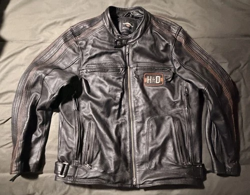 Harley-Davidson Men's Leather Jacket 2XL video thumbnail
