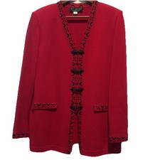 St. John Collection Evening By Marie Gray Size 10 Red USA