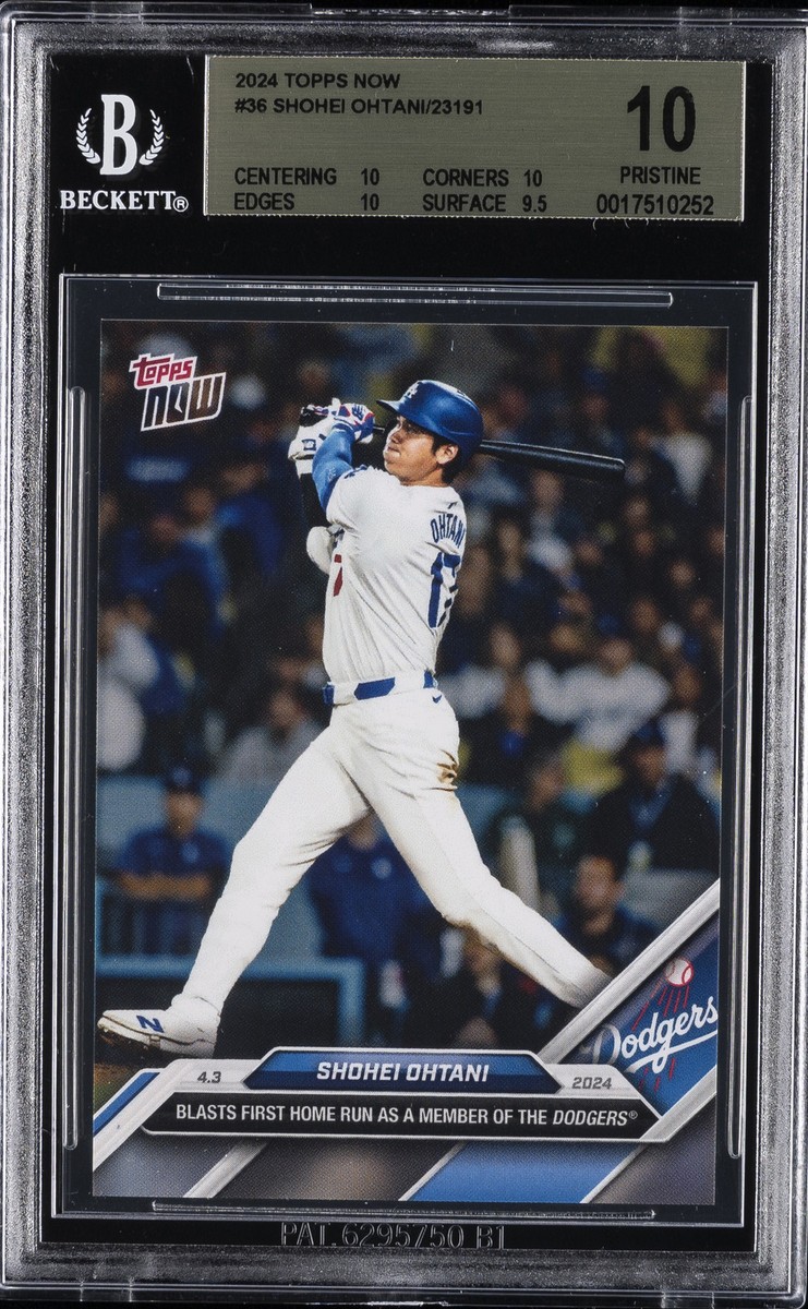 Yahoo!オークション ドジャース WBC now topps BGS10 ブラックラベル 大谷翔平 - ブラックラベル」スポーツ 「bgs10 ゲームセンター・ゲームカード
