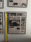 Set of 9 Framed Classic Horror Film News Prints - Michael Meyers Chucky Etc — photo 2