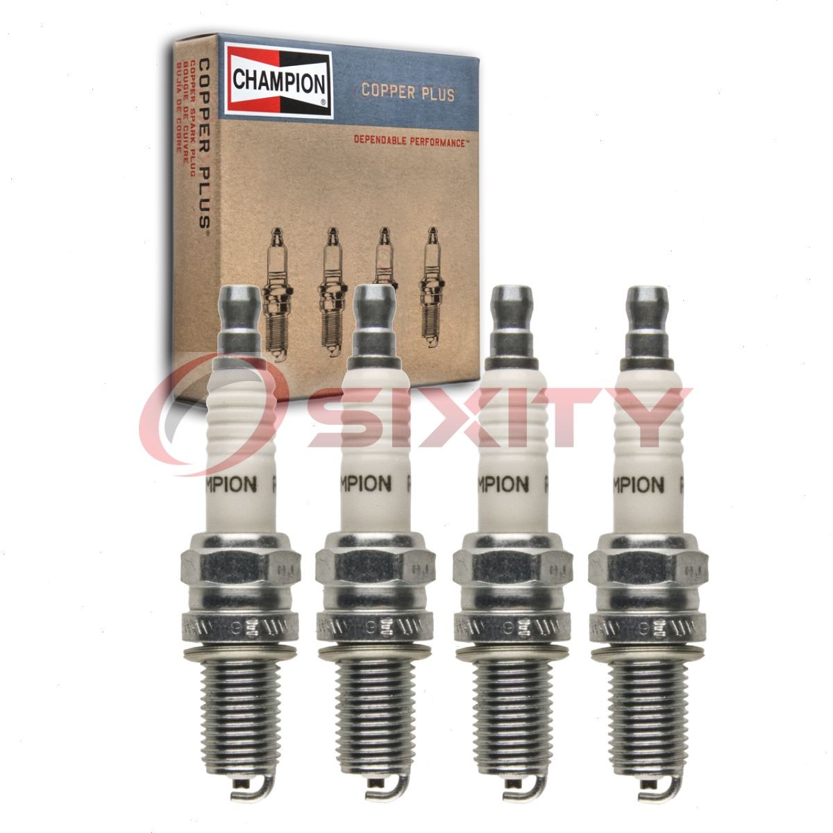 4 pc Champion Copper Plus 809 Spark Plugs for Y6DC XS4163 XR5DC XR4CS XR2CS ql