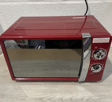 Russell Hobbs RHMM701R 17 Litre 700 W Red Solo Manual Microwave- USED