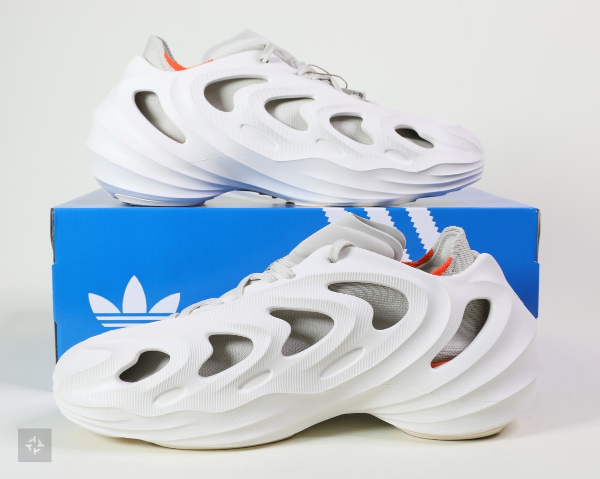 Adidas adiFOM Q Off White Aluminum Orange Athletic Shoes