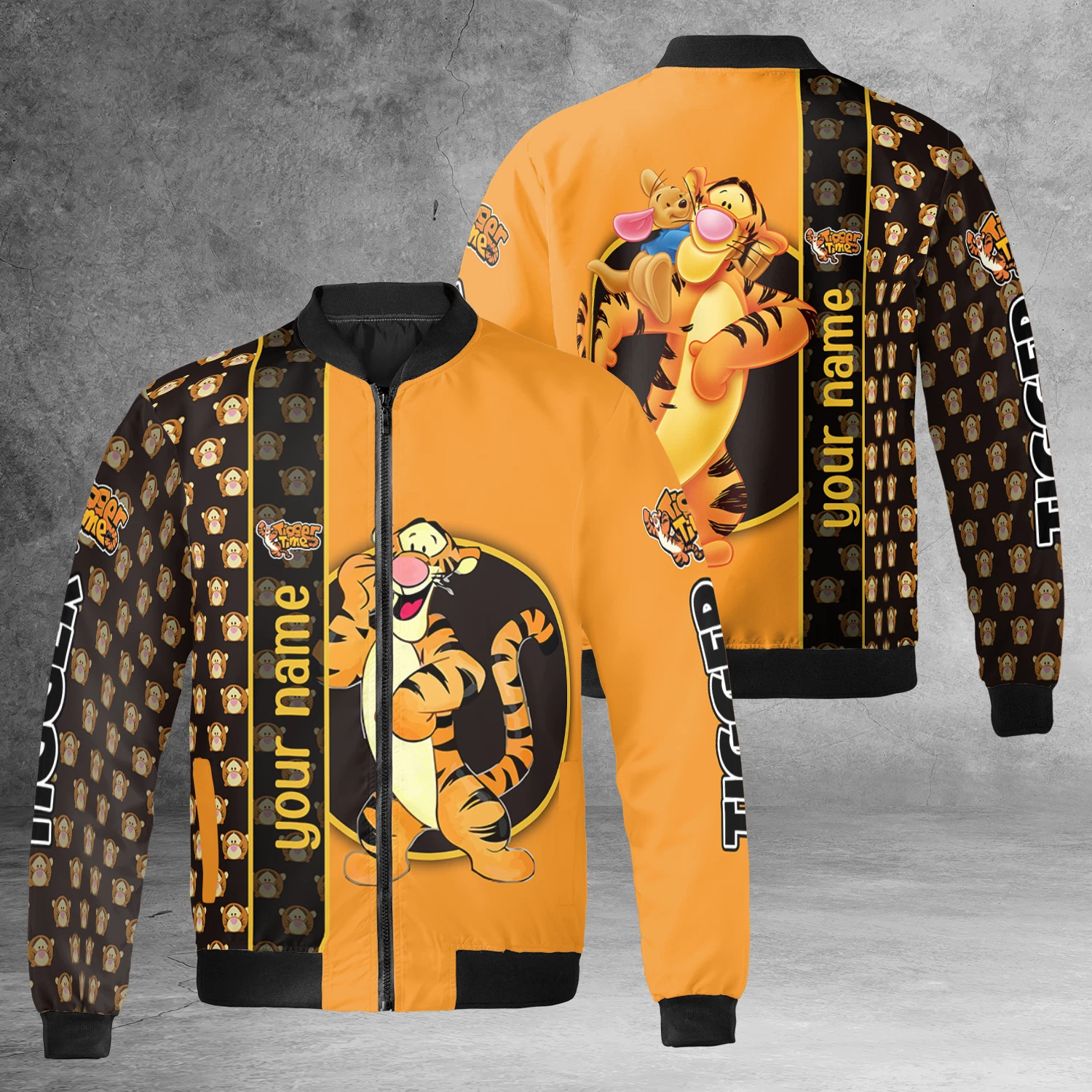 Personalized Funny Tigger Winnie The Pooh Characters Tigger Fans Gift Jacket