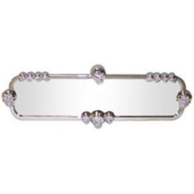 SKULL REARVIEW MIRROR ~ CHROME with mount to replace OEM ~ by CIPA