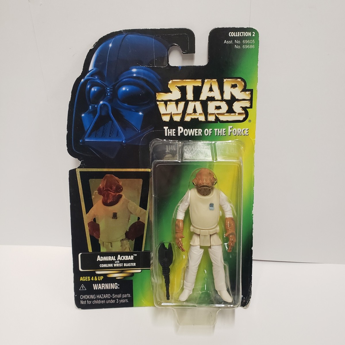 Kenner Star Wars Admiral Ackbar With Comlink Wrist Blaster Action 