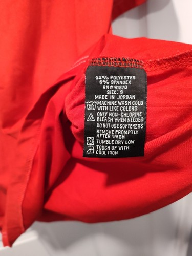 PEBBLE BEACH PERFORMANCE Red Short Sleeve Golf Polo Shirt Size Small EUC - Picture 4 of 6