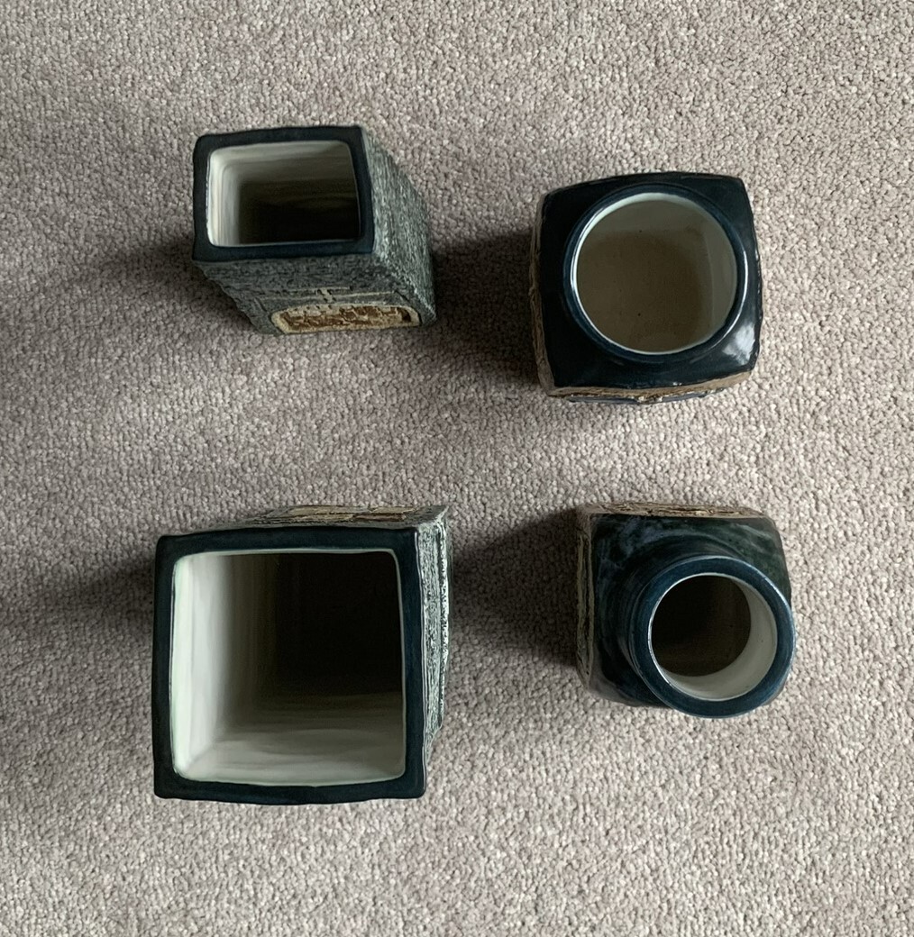 Four Troika Pottery Vases eBay