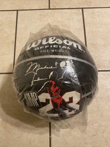 New Vintage Michael Jordan Basketball Wilson Black JUMP 23 Official Size  Weight. | eBay