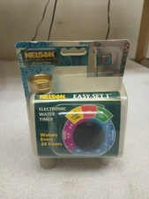 Nelson Easy-Set 1 Electronic Water Timer Model 5910 New Sealed Old Stock 