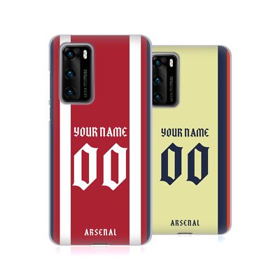 CUSTOM PERSONALIZED ARSENAL FC 2021/22 KIT SOFT GEL CASE FOR HUAWEI PHONES 4