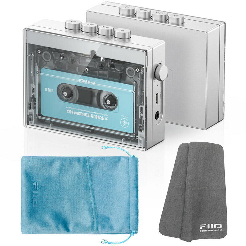 FIIO Cassette Tape Player CP13 Transparent + Dedicated Pouch FIIO Cassette Tape Player CP13 Transparent + Dedicated Pouch