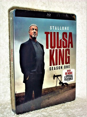 Tulsa King Season One (Blu-ray, 2023, STEELBOOK) NEW Sylvester Stallone  drama