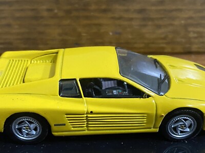 Ferrari Testarossa F512 M Coupe 1994-96 Yellow 1:43 Detail Cars | eBay