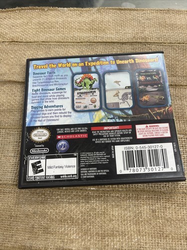 Digging for Dinosaurs Nintendo DS, 2010 Game With Manual - Picture 2 of 5